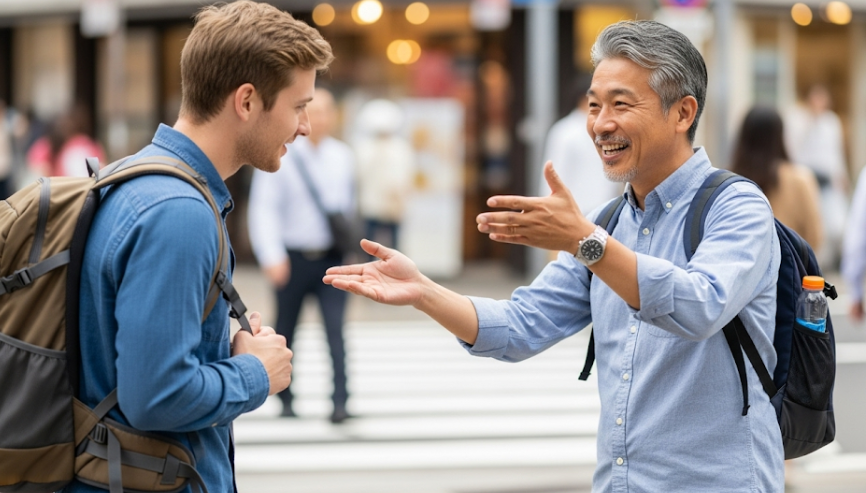 外国人に話しかけられる人の特徴とは?見た目や服装、雰囲気の共通点